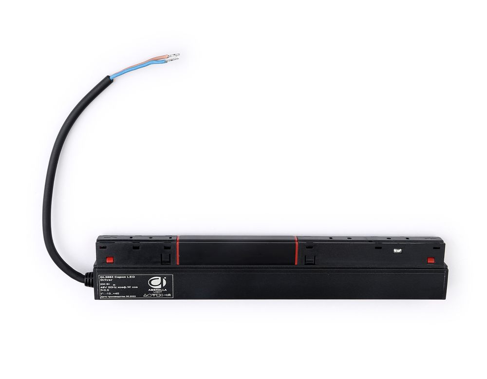 Ambrella Блок питания 200W внутренний с вводом питания для шинопровода Magnetic 20мм 48V Track System GL3662
