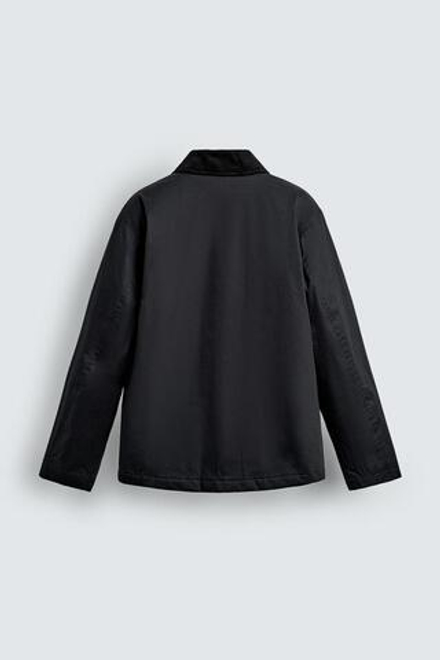 ZARA ПАРКА С КОМБИНИРОВАННЫМ ВОРОТНИКОМ, ТЕМНО-СЕРЫЙ