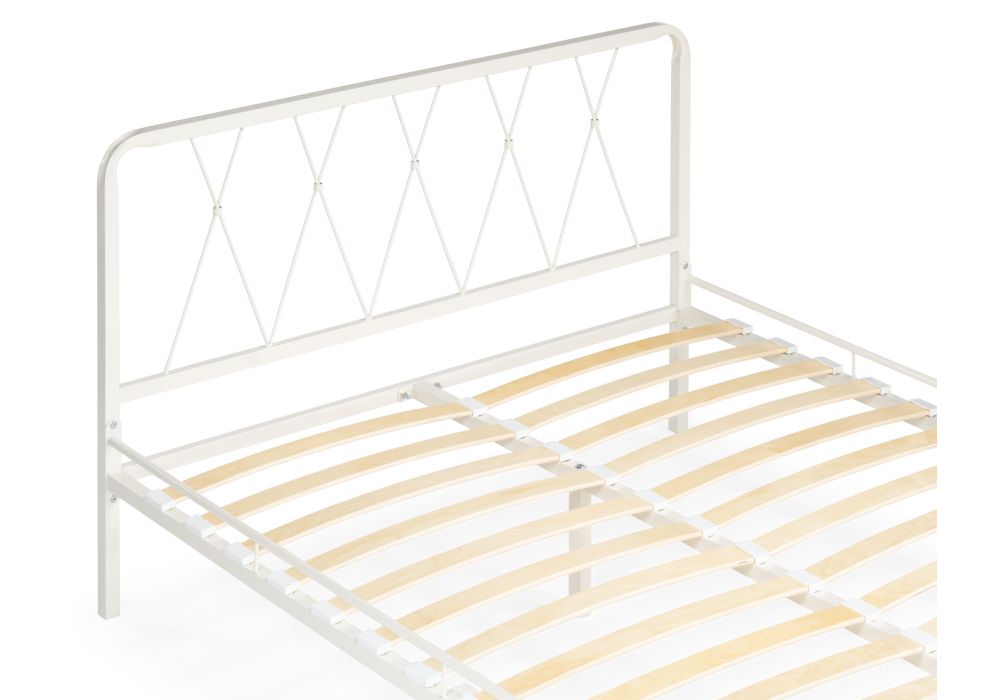 Полутораспальная кровать Иоханна 18 140х200 белая