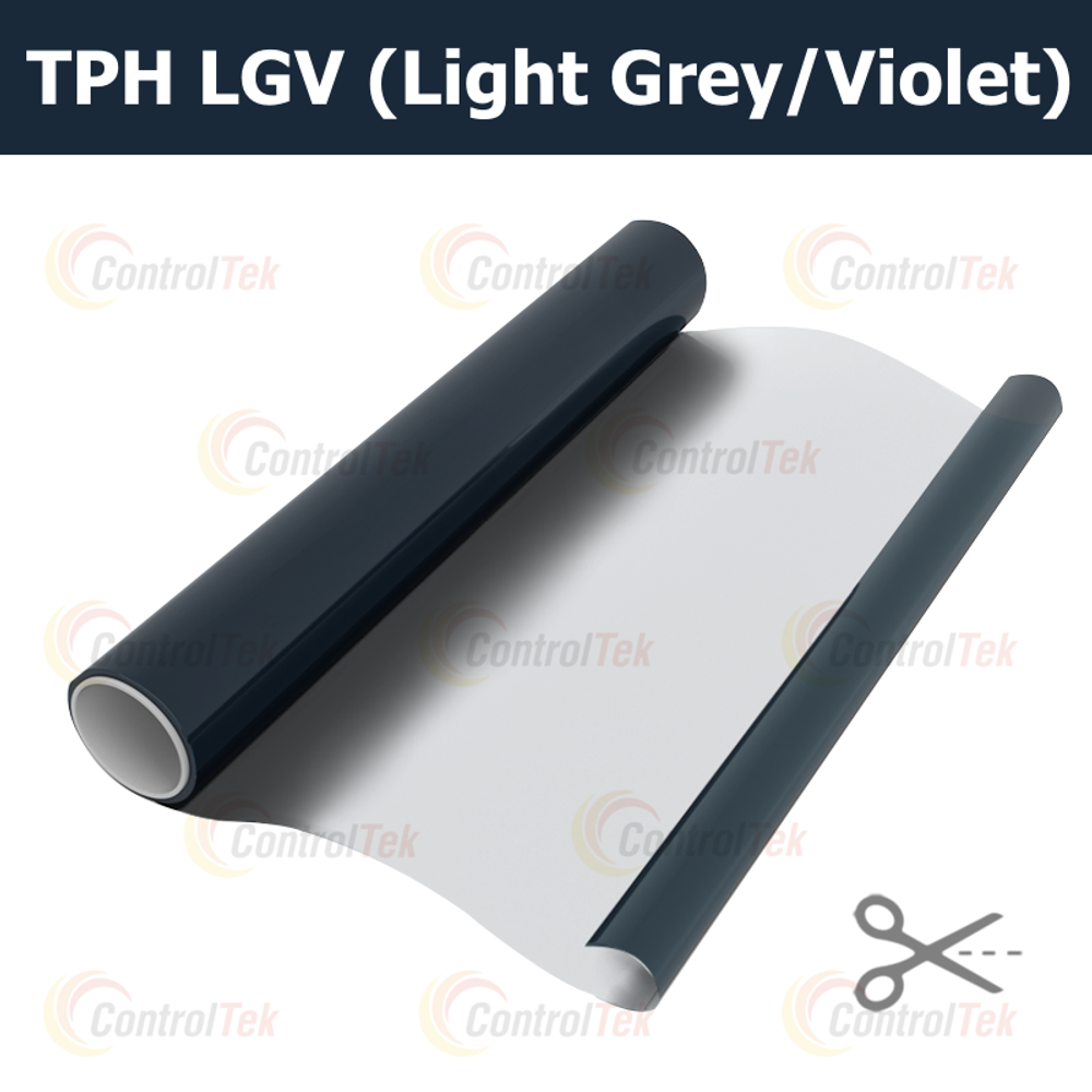 Пленка гибридная TPH LGV (Light Grey/Violet) ControlTek VLT 27, на отрез