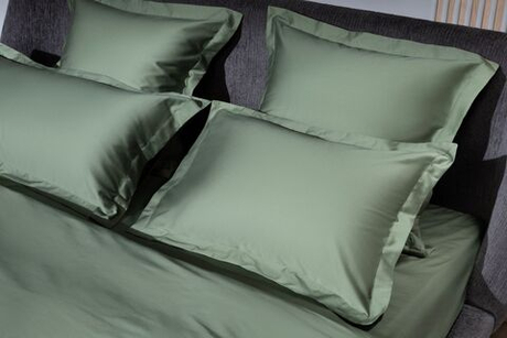 Простыня на резинке хлопок German Grass Аллюр Зеленый