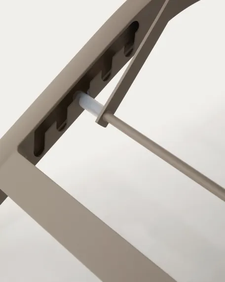 Шезлонг Capraia из коричневого алюминия