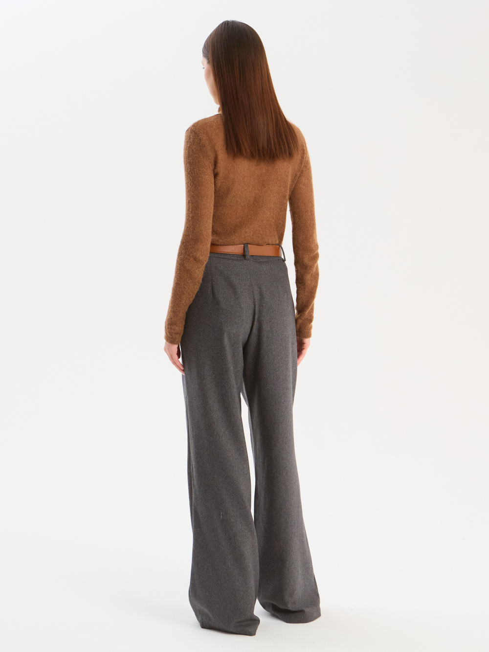 Брюки из смесовой шерсти