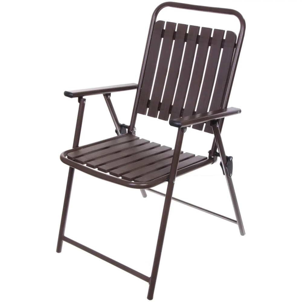 Стул складной «Дачная симфония» DS-B12, 60*54*91 см, коричневый