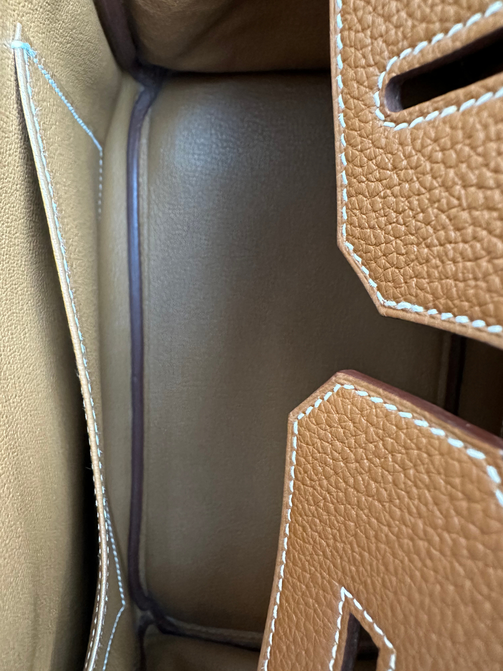 Сумка Hermes Birkin 30 Gold Togo