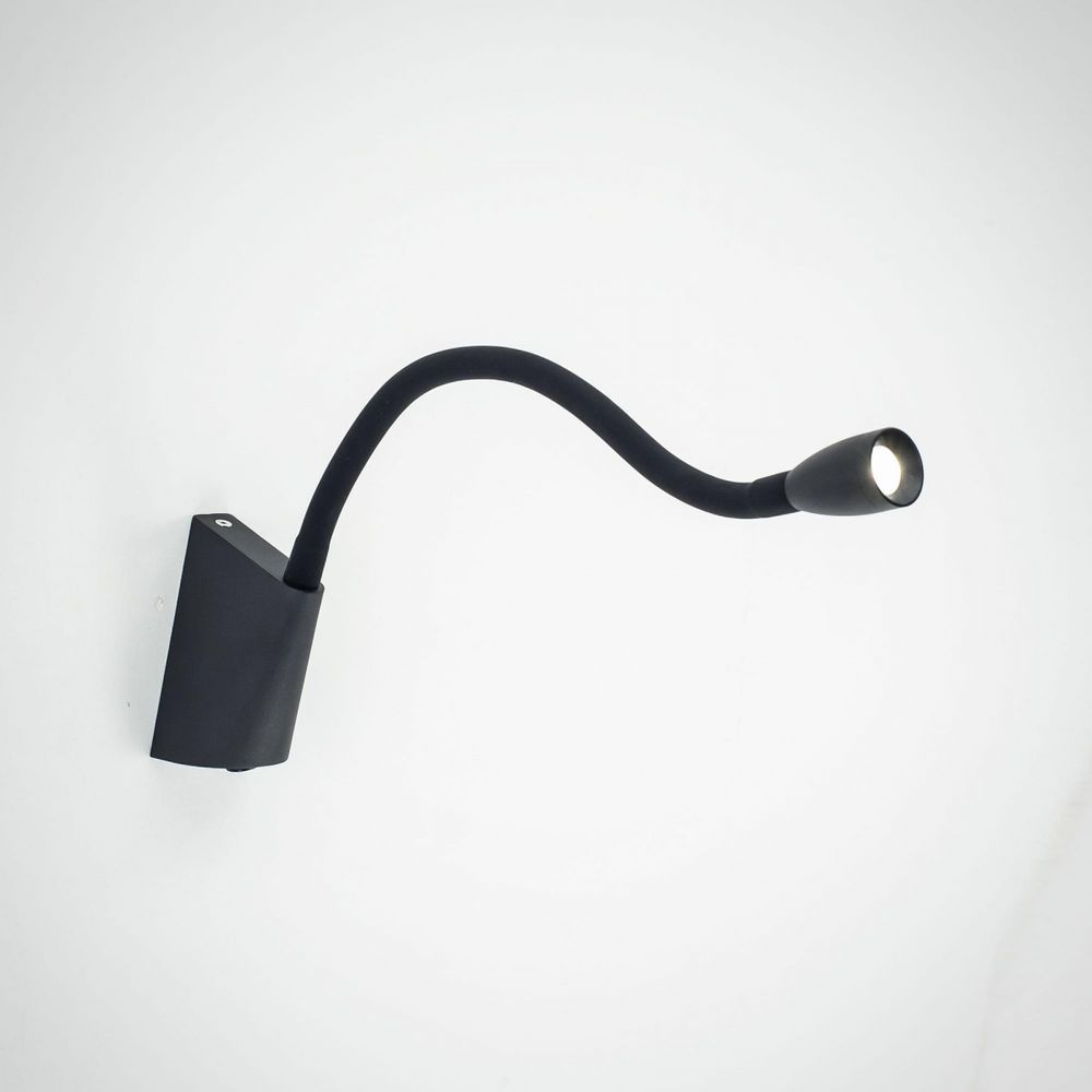 Citilux Декарт CL704341 LED Бра гибкое с выключателем Чёрное