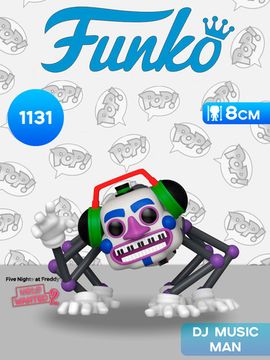 Фигурка Funko POP! Games FNAF HW2 DJ Music Man (1131) 86117 / Фигурка Фанко ПОП! по мотивам игры "Пять ночей с Фредди", DJ Music Man