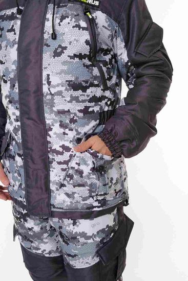 Костюм "ГОРНЫЙ -45" кур+п/к (Алова/Таслан, белый/серый)