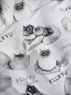 Наволочка комплект 2шт поплин Сказка "Флиппи" 40x60 см на молнии