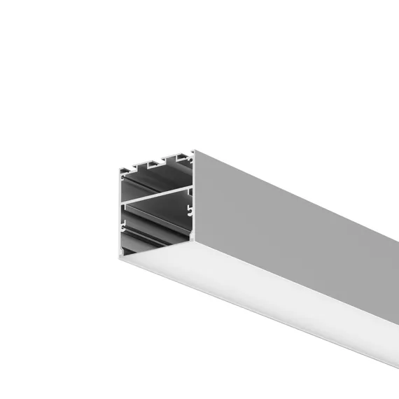 Алюминиевый профиль накладной-подвесной 50x50 (Серебро, 3 м), ALM-5050T-S-3M 633007 Led Strip 633007