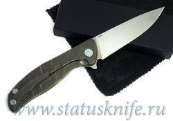 Нож Широгоров Флиппер 95 M390 S узор T подшипникифотография - 2