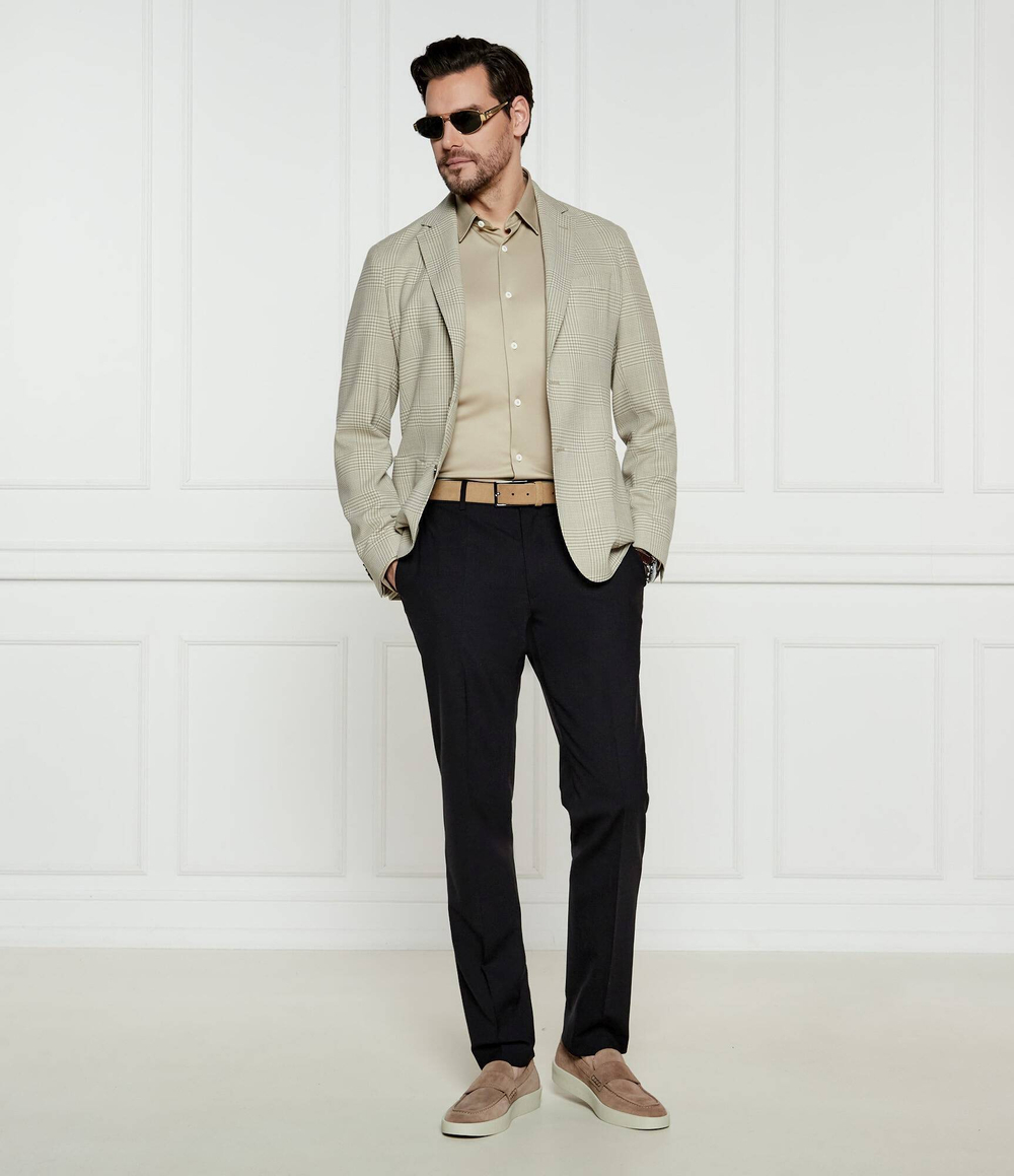 Рубашка P-ROAN-kent-C1-233 BOSS BLACK - бежевый(50533434)