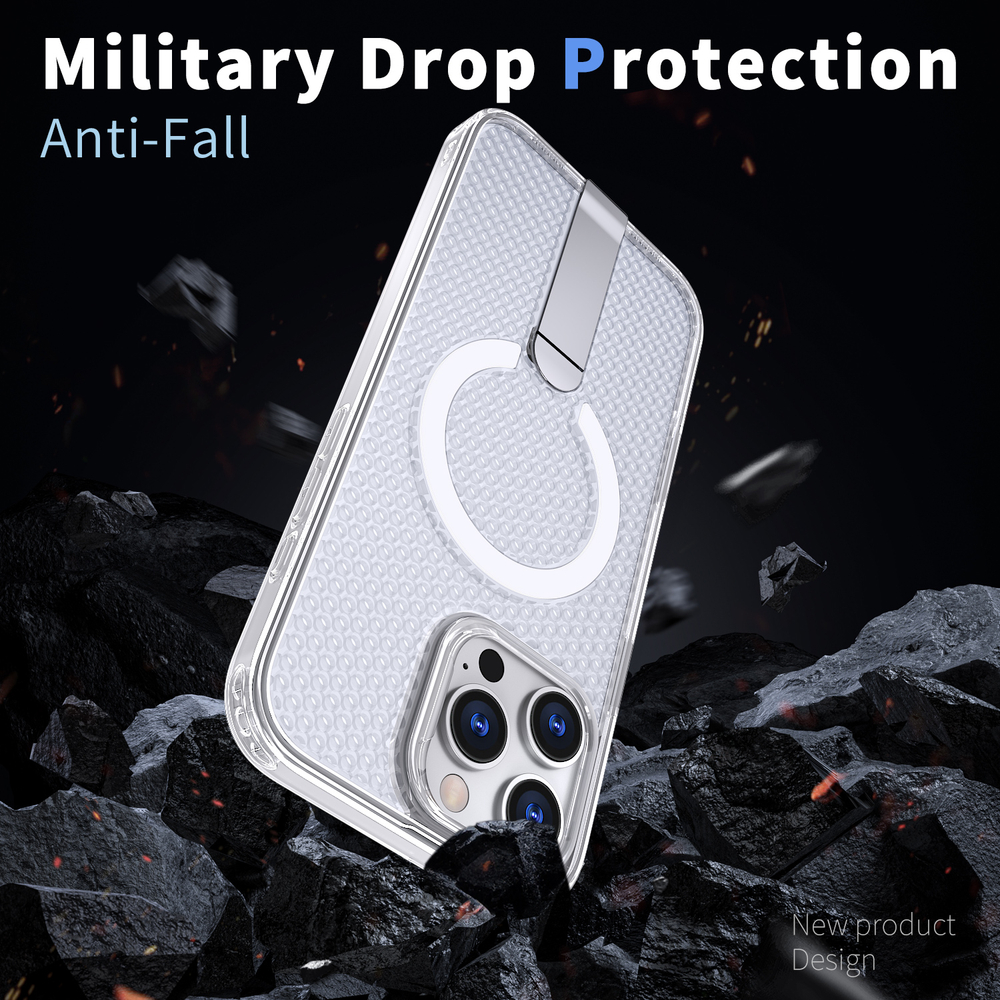 Прозрачный чехол Mesh Pro Magnetic Case для iPhone 16 Pro Max
