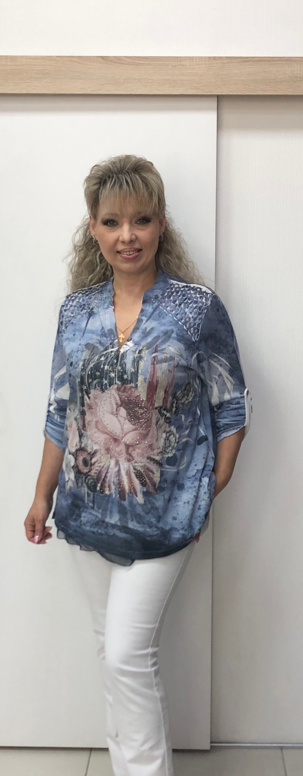 Оригинальная двойка-блузон