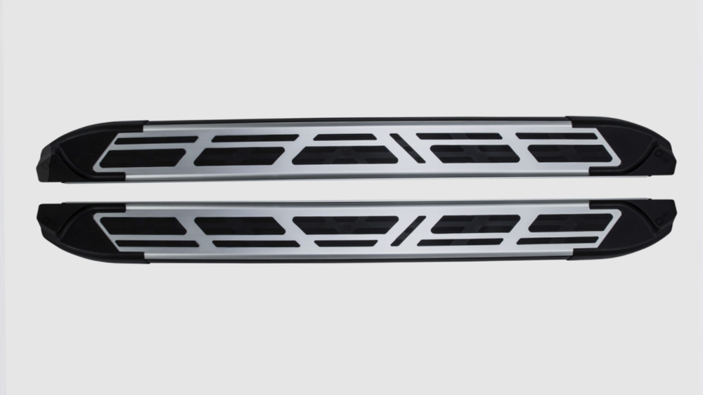 Пороги алюминиевые Corund на BMW X4 2014-2018