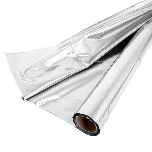 Полисилк рулон 1*20 м Серебро/Серебро