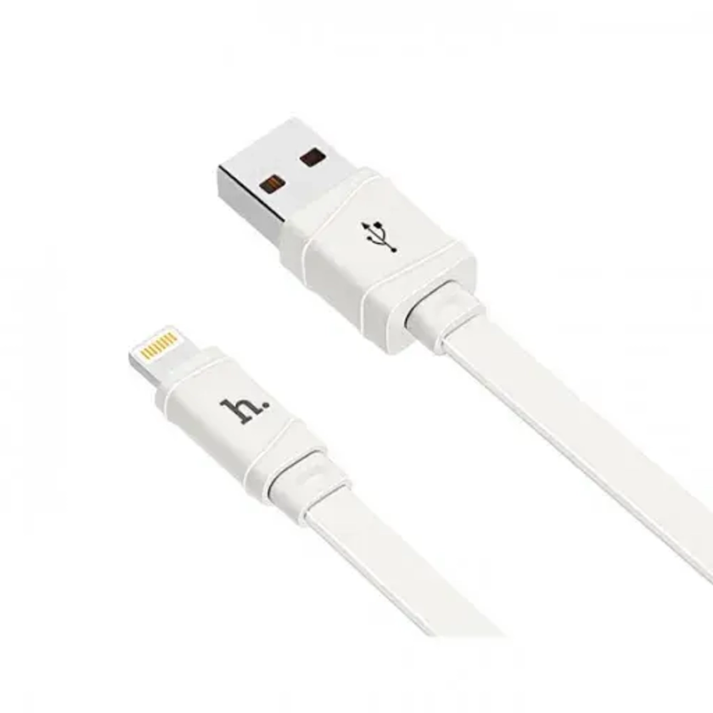Кабель Hoco X5 (USB) Bamboo Charging Lightning 100 см (белый)