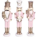 Фигурка «Сказочный солдат» 5,5*6*21 см, Розовый/шампань (микс)