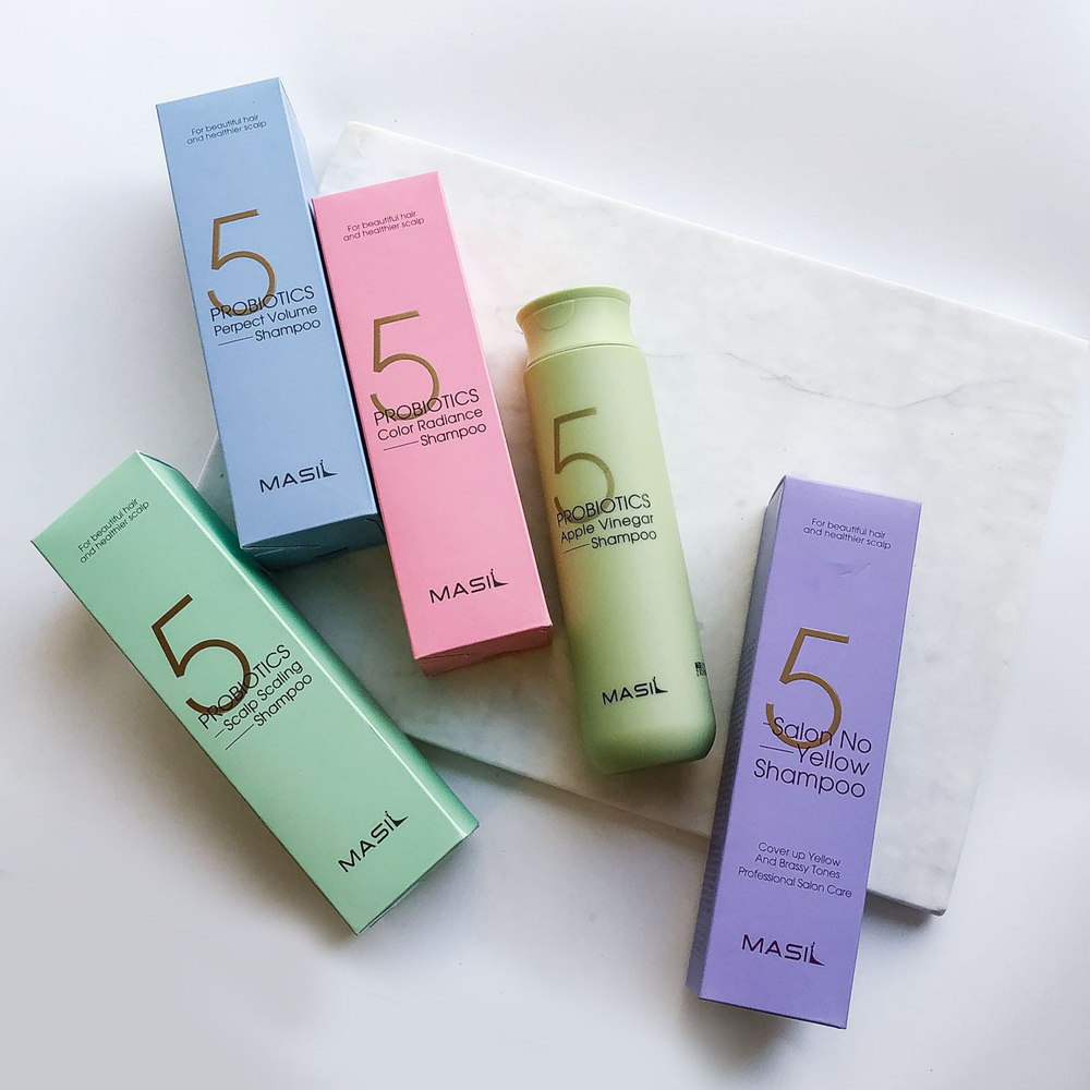 Шампунь для глубокого очищения кожи головы с пробиотиками Masil 5 Probiotics Scalp Scaling Shampoo 300 мл