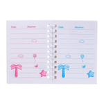 Блокнот детский Basir, формат А7, серия "Фрукты", набор 4 шт, яркая обложка, 40 листов, размер 10.5*7.5 см