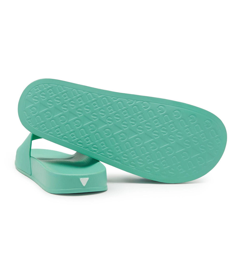 Шлепанцы Guess - бирюзовый(E3GZ12 BB00F)