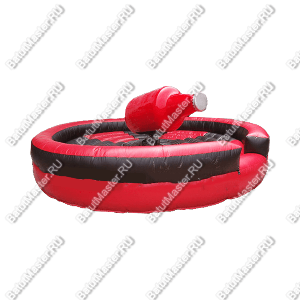 Надувной аттракцион Родео, бутылочка+батут, "Бутылочка", 5*5*3 м