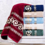 Набор из 2-х махровых полотенец в подарочной упаковке, 100% хлопок, Узбекистан.