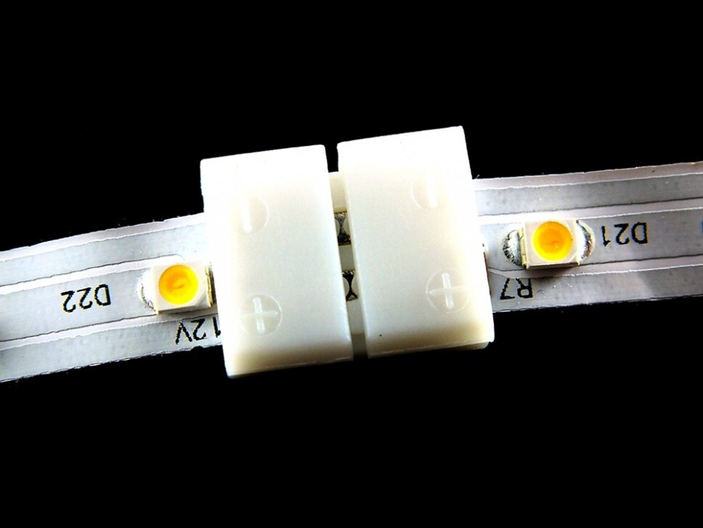 Клипса коннектор для одноцветной светодиодной ленты SMD 5050