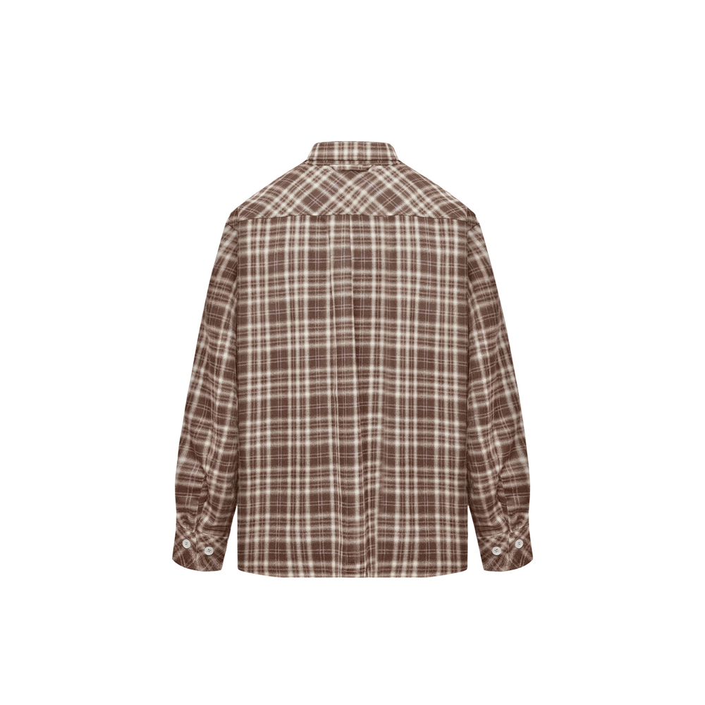 Рубашка Called a Garment Human Flannel Shirt "Brown"