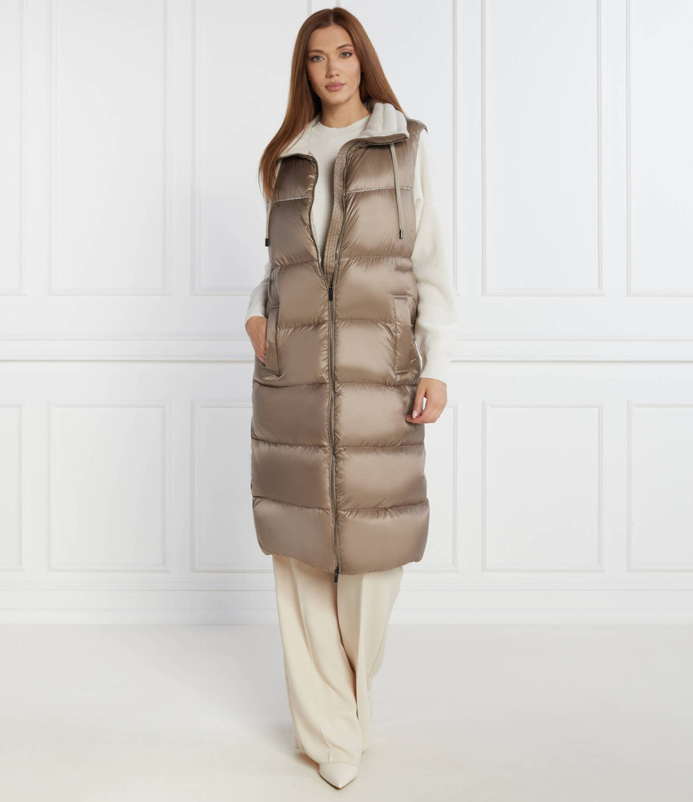 Пуховая безрукавка Peserico - бежевый(S03341 2200B)
