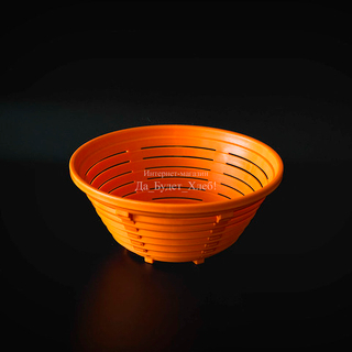 Круглая пластиковая корзина, 21 см, от 500 до 750 г теста