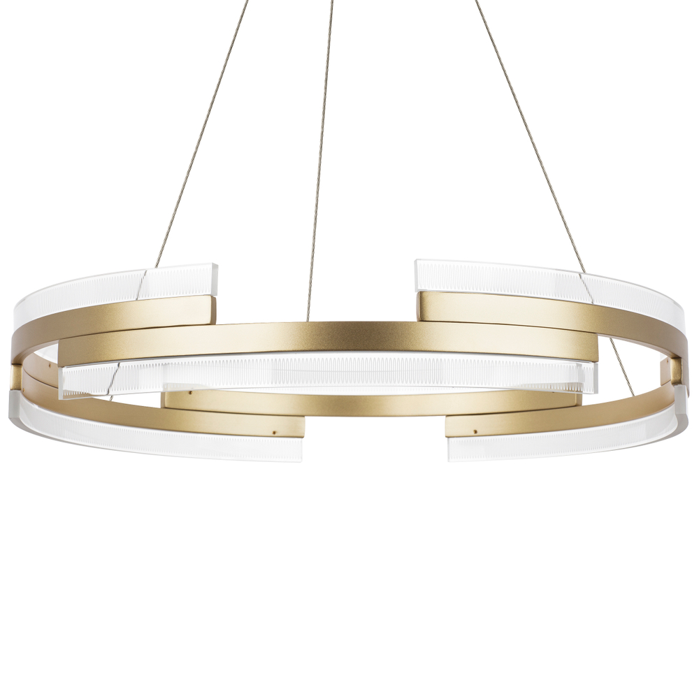 736323 Люстра ROTONDA 55W LED 2835LM 120G ЗОЛОТО 3000K