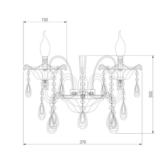 Бра Bogates 124/2 Strotskis
