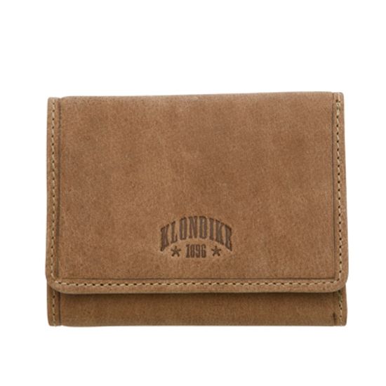 Бумажник KLONDIKE «Jane», натуральная кожа в коричневом цвете, 11 х 8,5 х 1,5 см