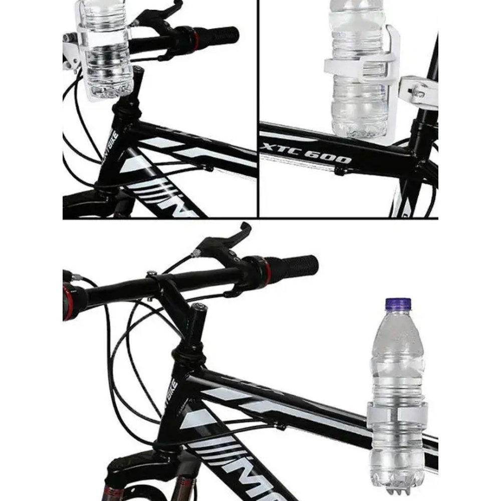 Подстаканник, держатель бутылок БЕЛЫЙ для электросамокатов велосипедов колясок