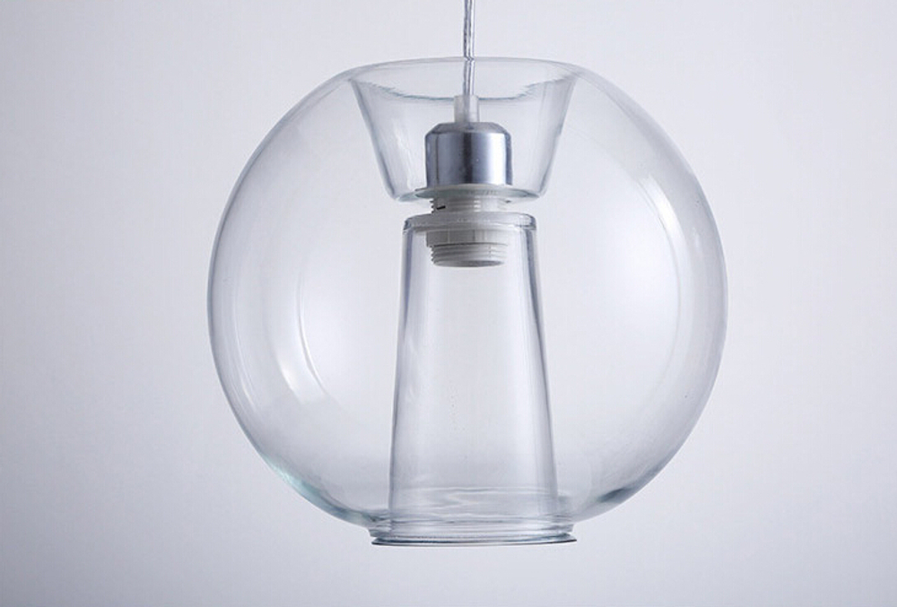 Pendant design lamp Tangle Globe by Artecnica (Black)