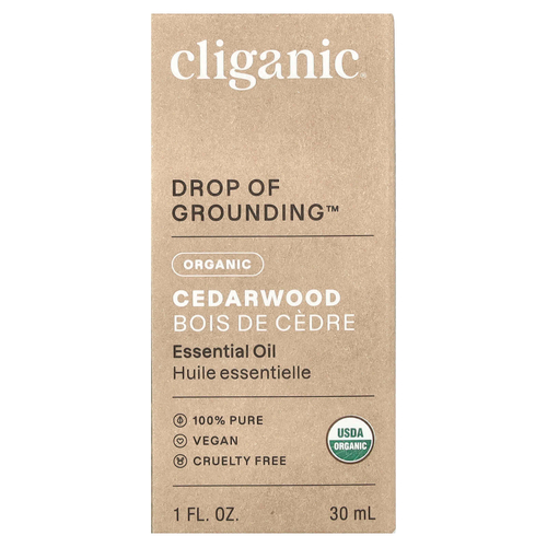 Cliganic, 100% чистое эфирное масло, кедровое масло, 30 мл (1 жидк. унц.)