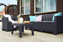 Arizona b:rattan, Столик журнальный, антрацит