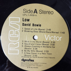 Винтажная виниловая пластинка LP David Bowie Low (Canada 1977)