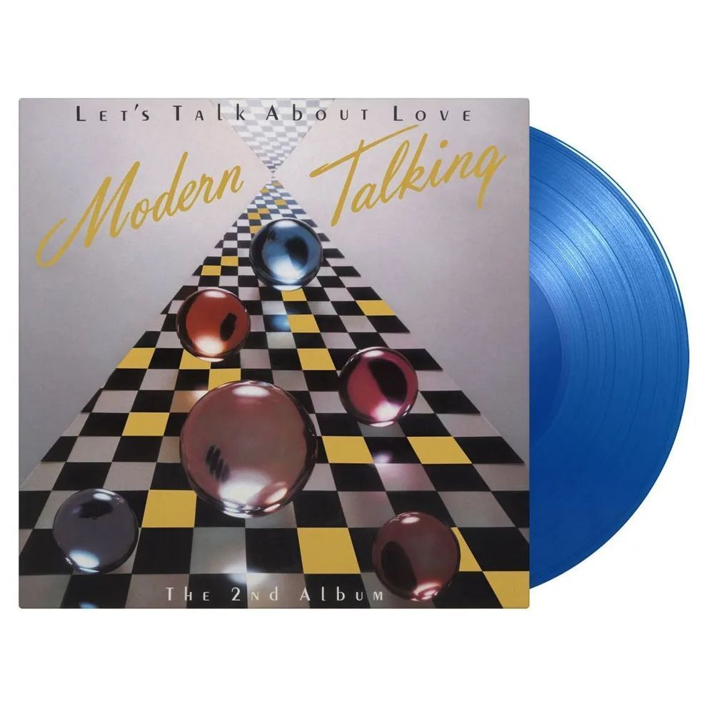 Modern Talking - Let's Talk About Love - The 2nd Album (Limited Edition, Translucent Blue Vinyl) LP Новая запечатанная виниловая пластинка