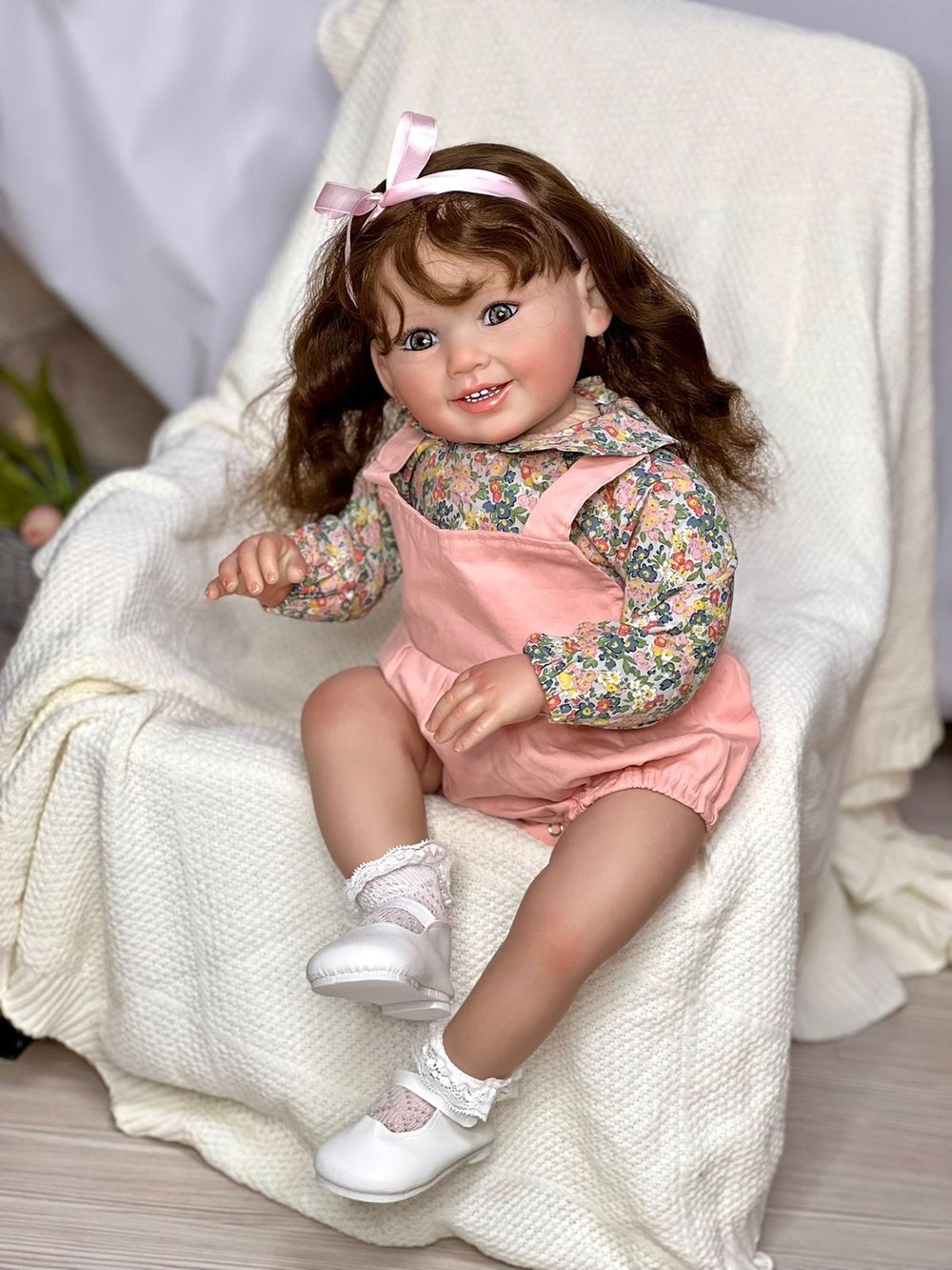 Кукла Реборн мягконабивная 70см (FA-872)