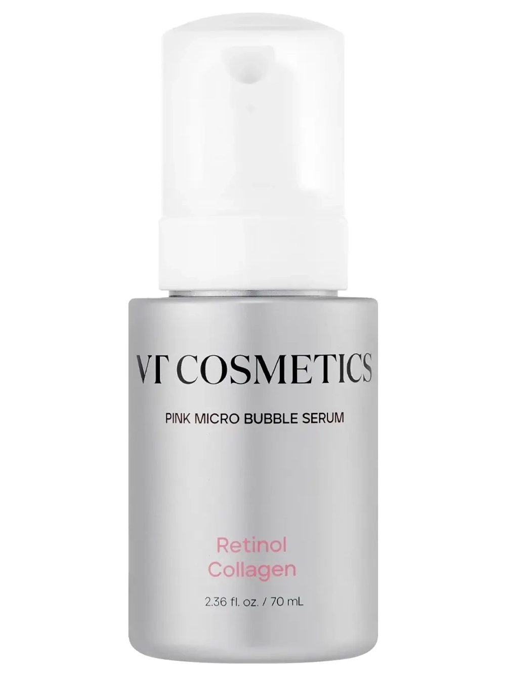 VT Cosmetics Пузырьковая сыворотка с ретинолом и коллагеном Retinol Collagen Pink Micro Bubble Serum 70 мл