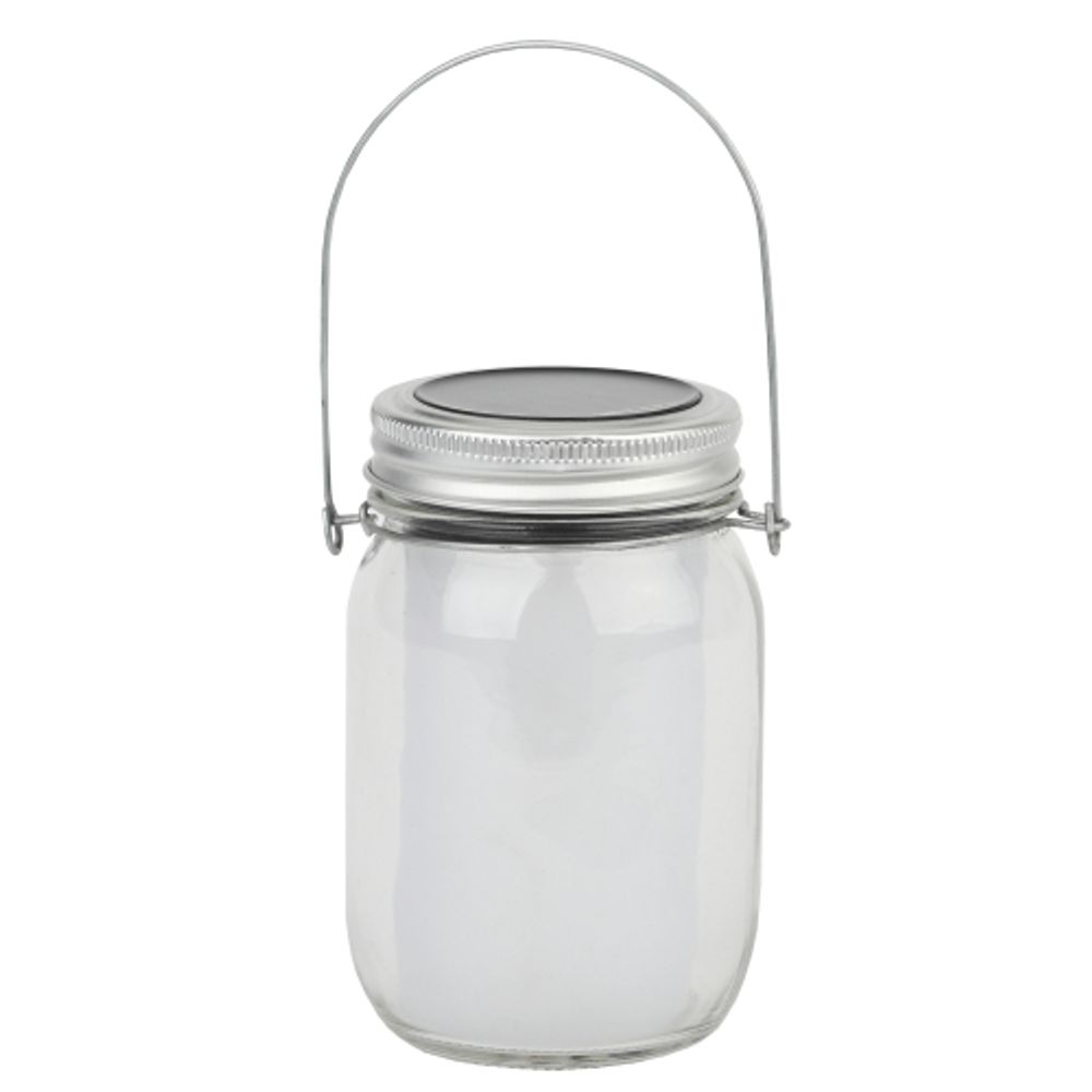 Светильник уличный ЭРА SL-GL14-JAR-3 на солнечной батарее стекло металл прозрачный 13,5 см