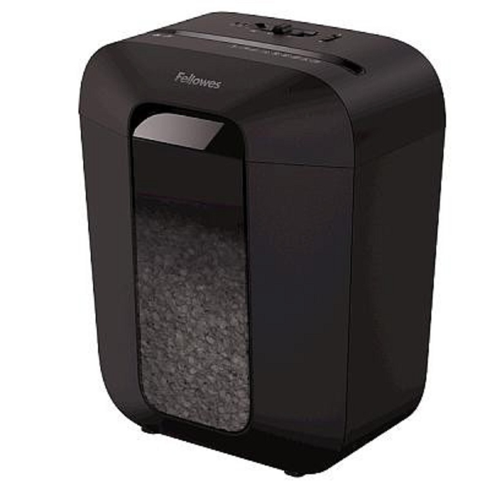 Шредер (уничтожитель бумаг) Fellowes Шредер PowerShred LX50 FS-44060(01), черный (DIN P-4, 4х37мм, 9лст., 17 лтр., уничт.: скрепки,скобы,карты)