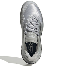 Женские теннисные кроссовки Adidas Barricade 13 W Silver Edition - silver metalic/silver metalic/dash grey