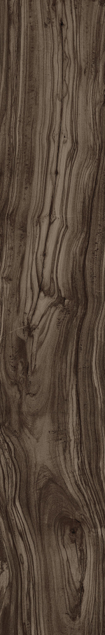 Керамогранит, Creanza, PEARSIAN WOOD CHARCOAL, 1200x200 мм, карвинг