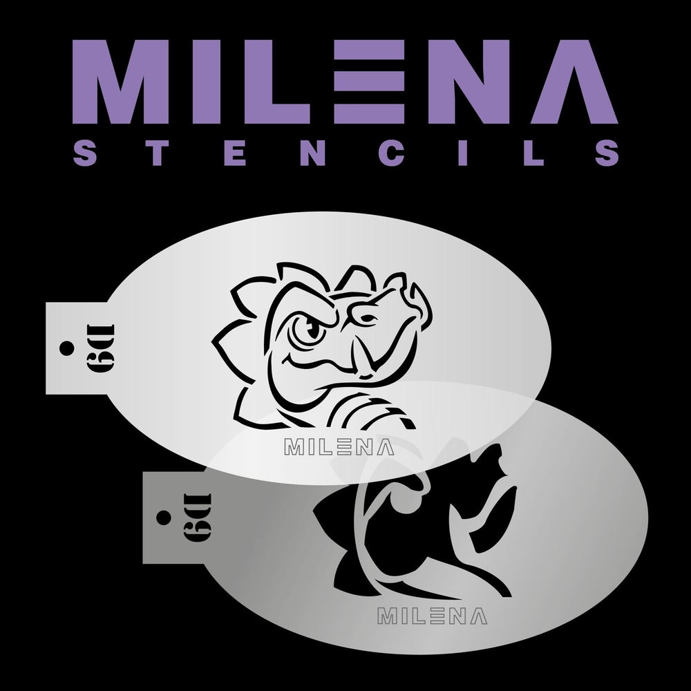 Трафарет Milena D9