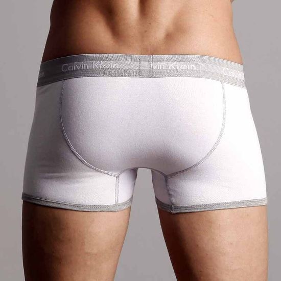 Мужские трусы боксеры Calvin Klein 365 White Grey