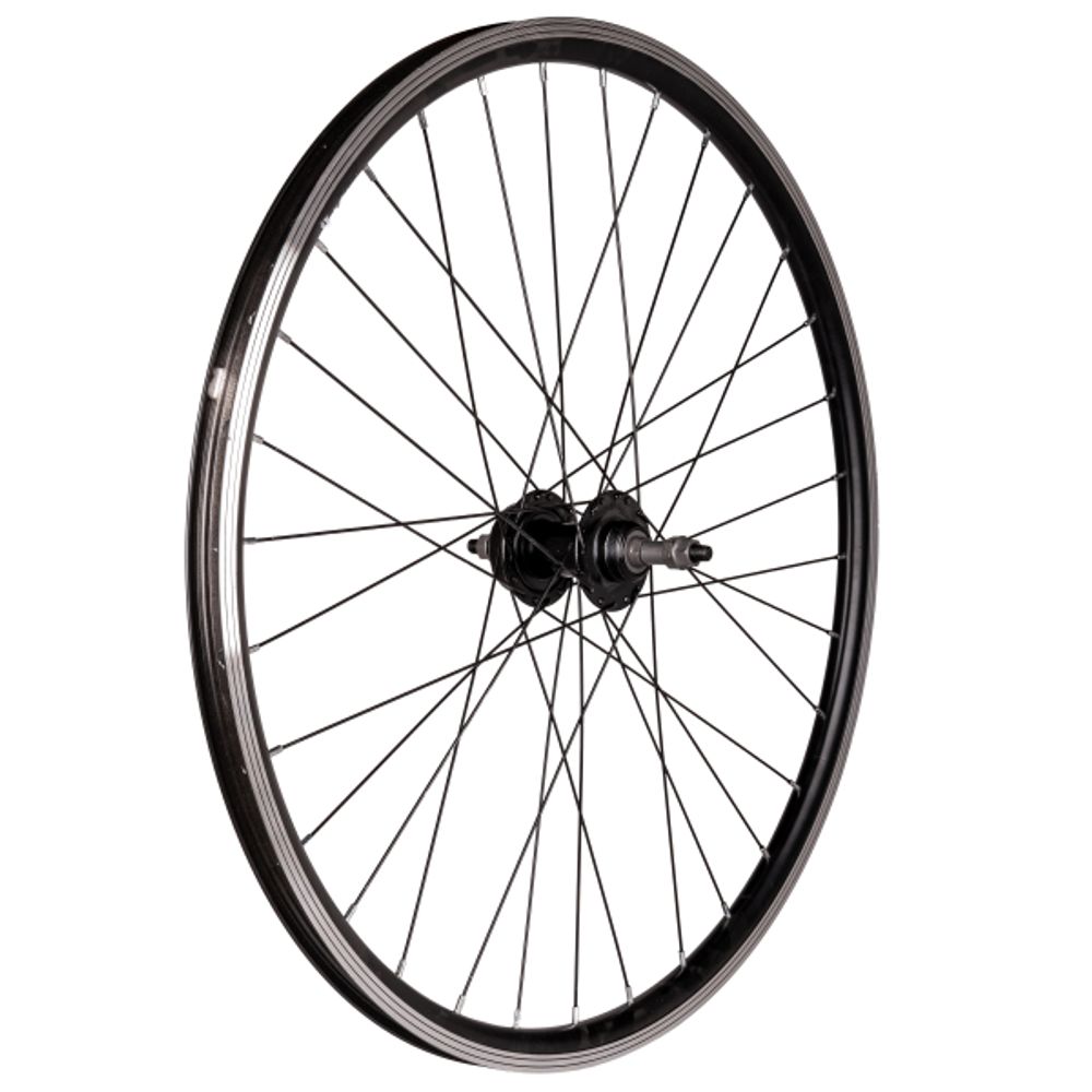 Колесо 27,5" заднее в сборе VelRosso дв.ал.об,гайки,disk,под трещ,WSM-27RD