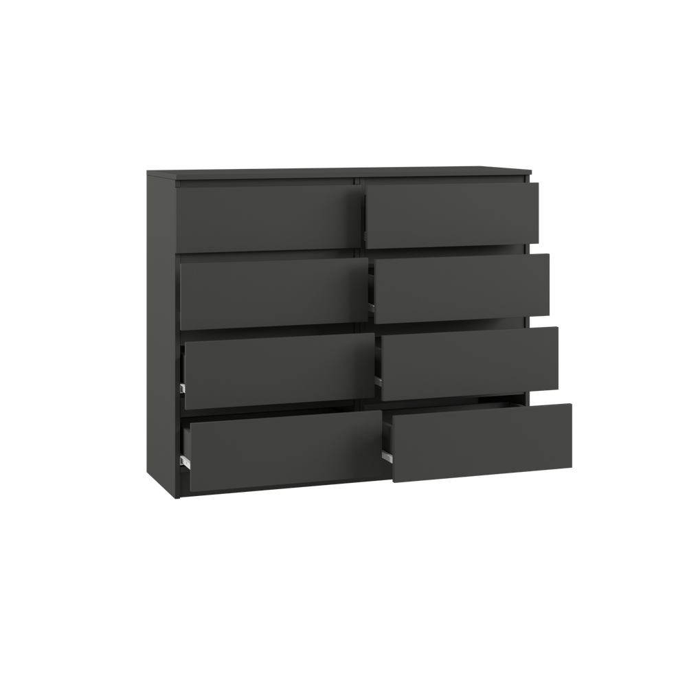 МС Мадера Комод 1200.8  990х1200х400 (лдсп графит новый)